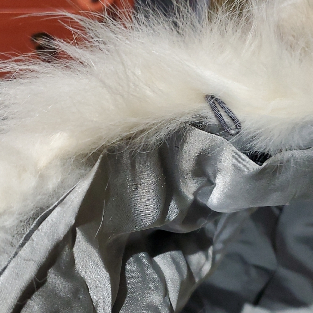 Vintage Cream Fur Cape Dunwoody Furs Drama Romantic Rock Myth Rich Retro - Picture 10 of 16